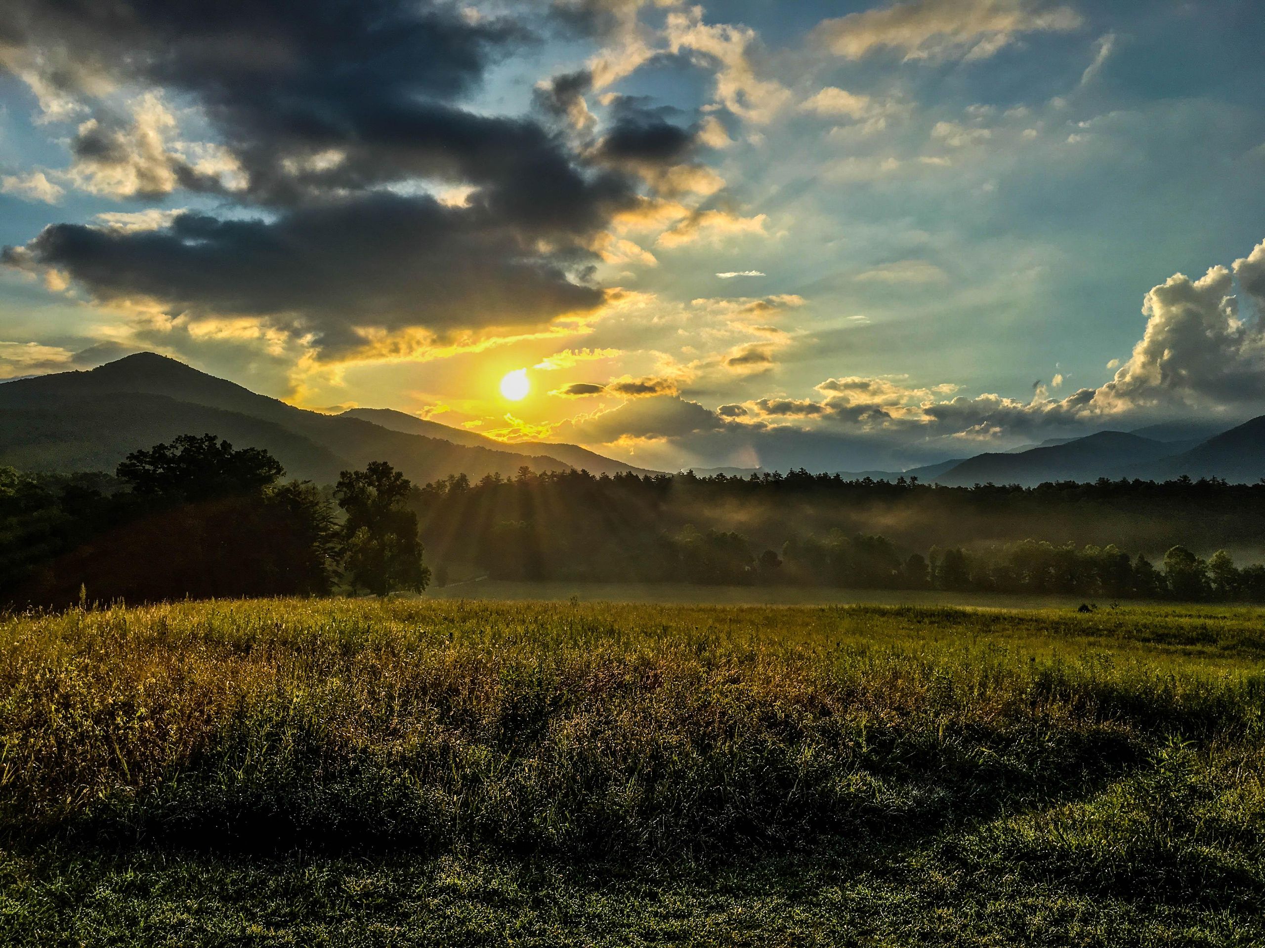 Great Smoky Mountains National Park scenic mountain views