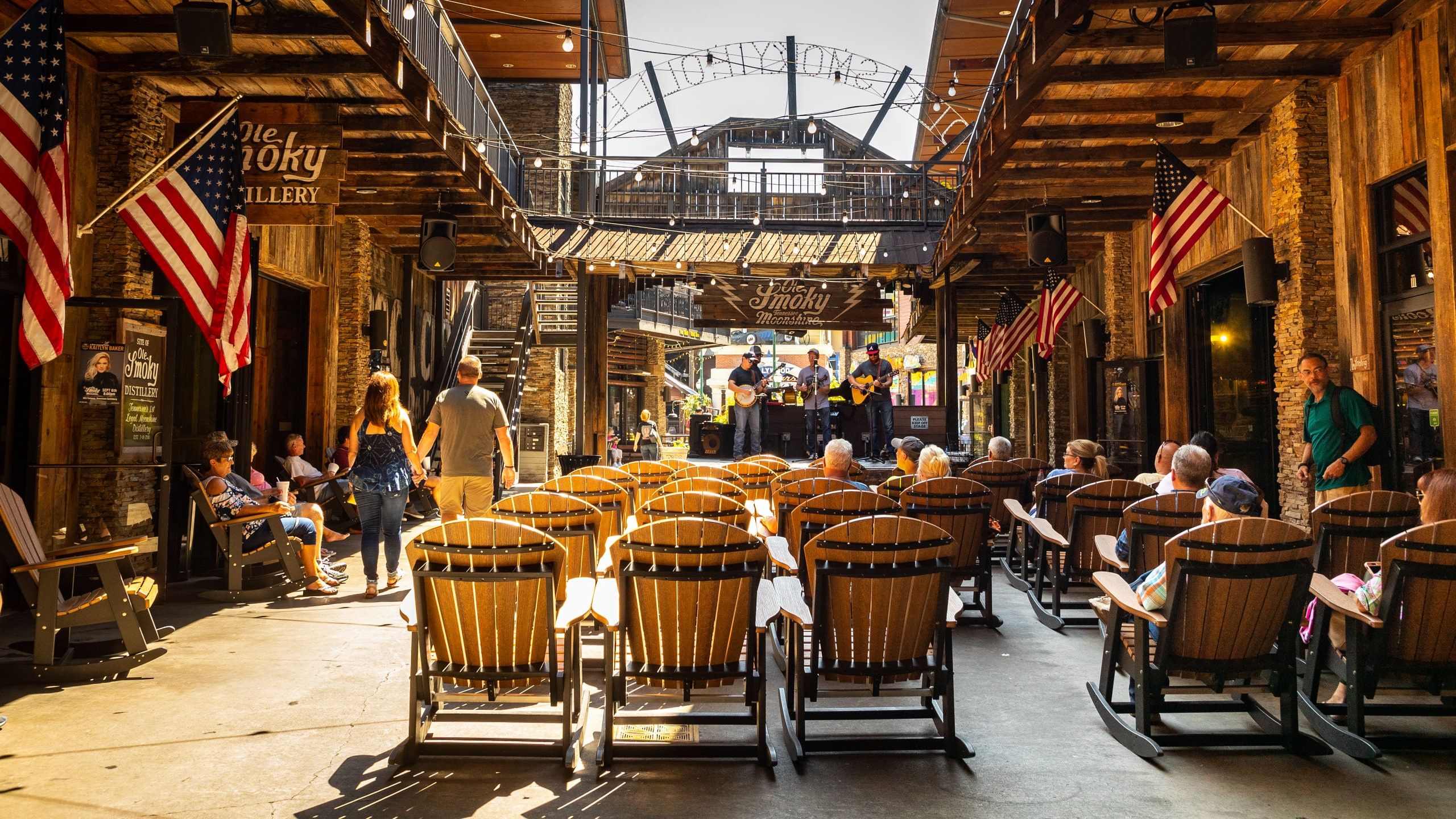 Ole Smoky Moonshine Distillery tasting room Gatlinburg