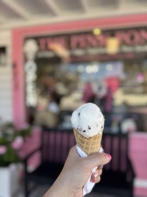 Pink Pony ice cream shop Boca Grande Florida iconic waterfront