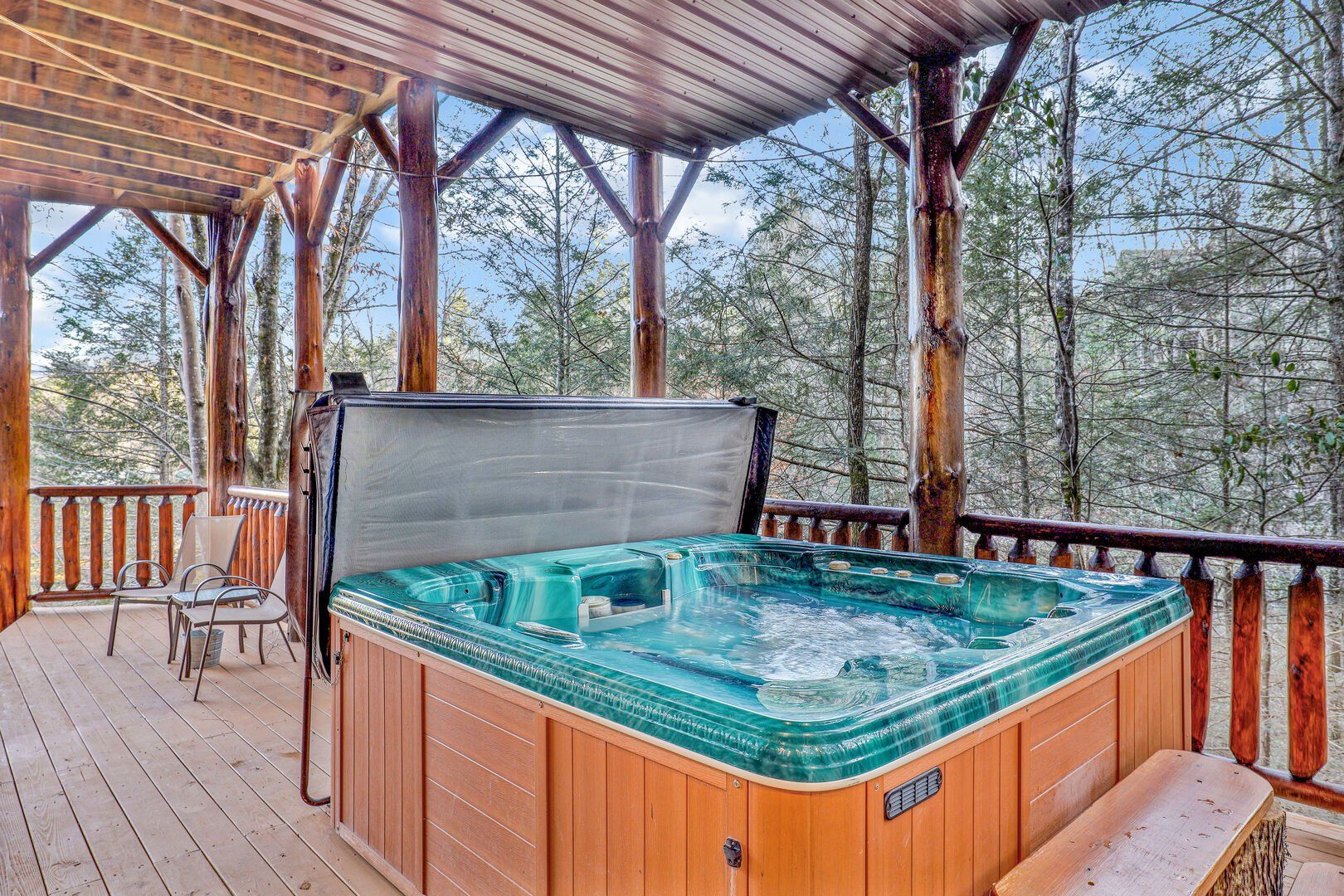 Waters Edge Lodge private theater room